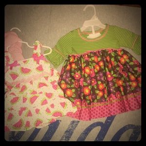 Two beautiful boutique dresses 👗 12months